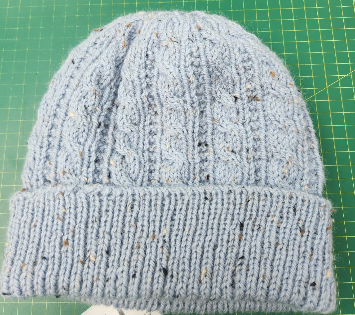 Large Blue Hat - Blue Fleck