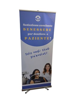 Roll-Up Sedazione per sala d'accoglienza 100 x 180 cm