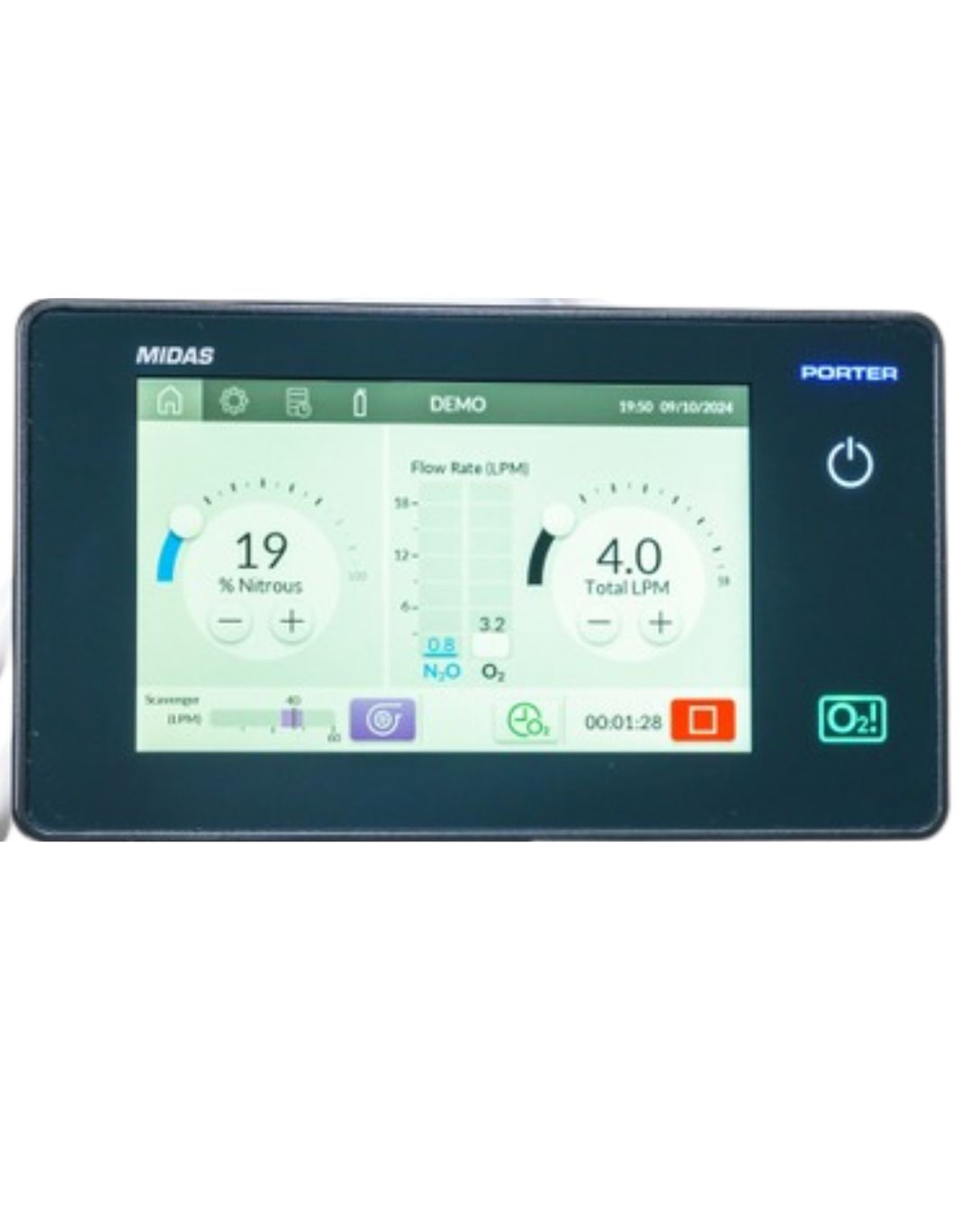 Testata MIDAS Touch Screen Testata MIDAS Touch Screen