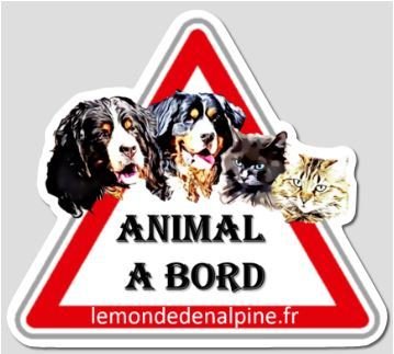 Autocollant "Animal à bord"