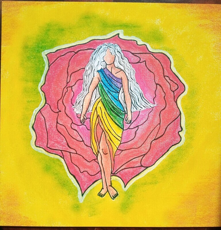 Madame Rose - format carré 20 x 20