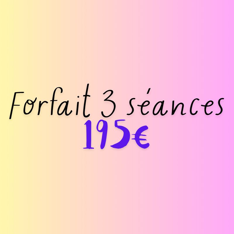 Forfait 3 séances