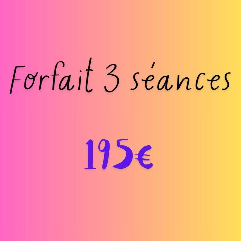 Forfait 3 séances