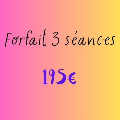 Forfait 3 séances