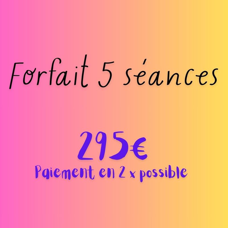 Forfait 5 séances