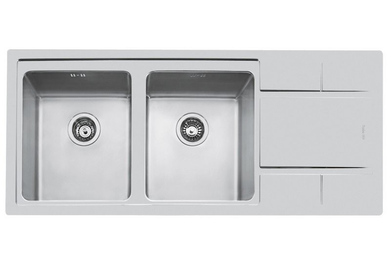 Foster Lavello 116x50 2Vasche+Gocc. Sx S4000 116.2V.Q4 cod. 4312051