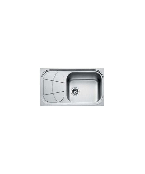 Foster Lavello 860x500 mm Big Bowl 1 Vasca + Gocc. Sx Inox Spazzolato cod. 1561201