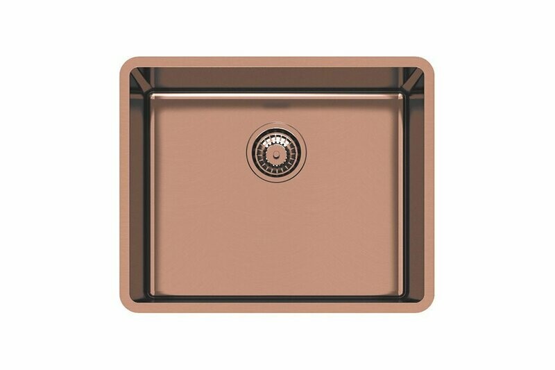 Foster KE COPPER 2155858 - 1 vasca - Sottotop Acciaio inox - finitura PVD Copper - dim 540x440mm