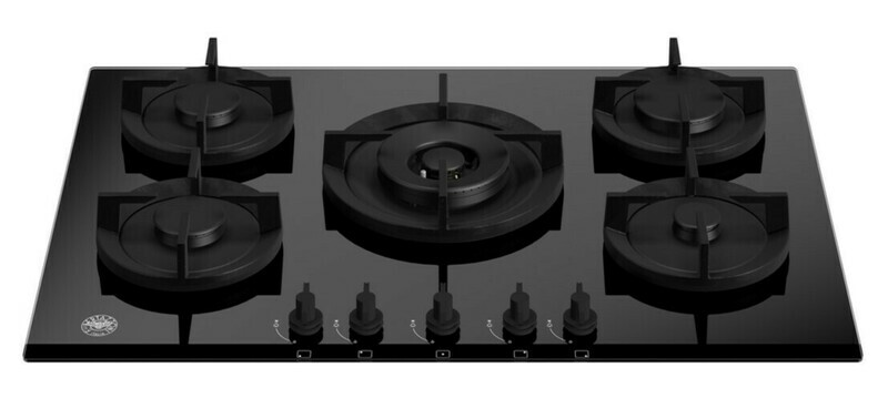 Piano cottura a gas da 75 cm Serie Modern  5 fuochi Bertazzoni P755CMODGNE