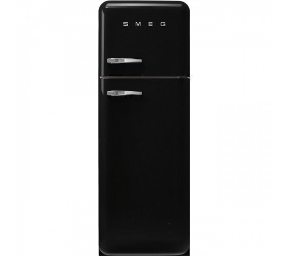 Smeg FAB30RBL5 Frigorifero ventilato, Compressore Inverter, Illuminazione interna a LED, Multiflow, Colore Nero Lucido
