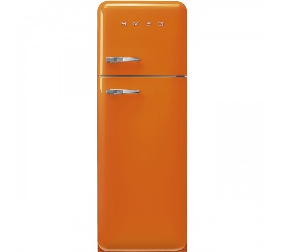 Smeg FAB30ROR5 Frigorifero ventilato, Compressore Inverter, Illuminazione interna a LED, Multiflow, Colore Arancione