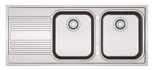 Franke RPX 621 101.0358.153 Lavello ad incasso 116 x 50 inox - gocciolatoio sinistro 101.0358.153