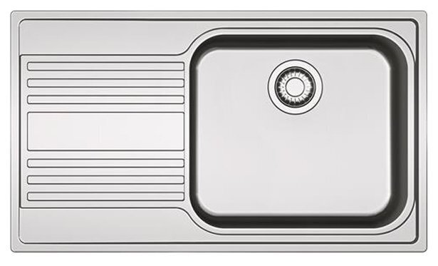 Franke RPX 611 Lavello ad incasso rettangolare - 860 x 500 inox - gocciolatoio destro - 101.0358.061