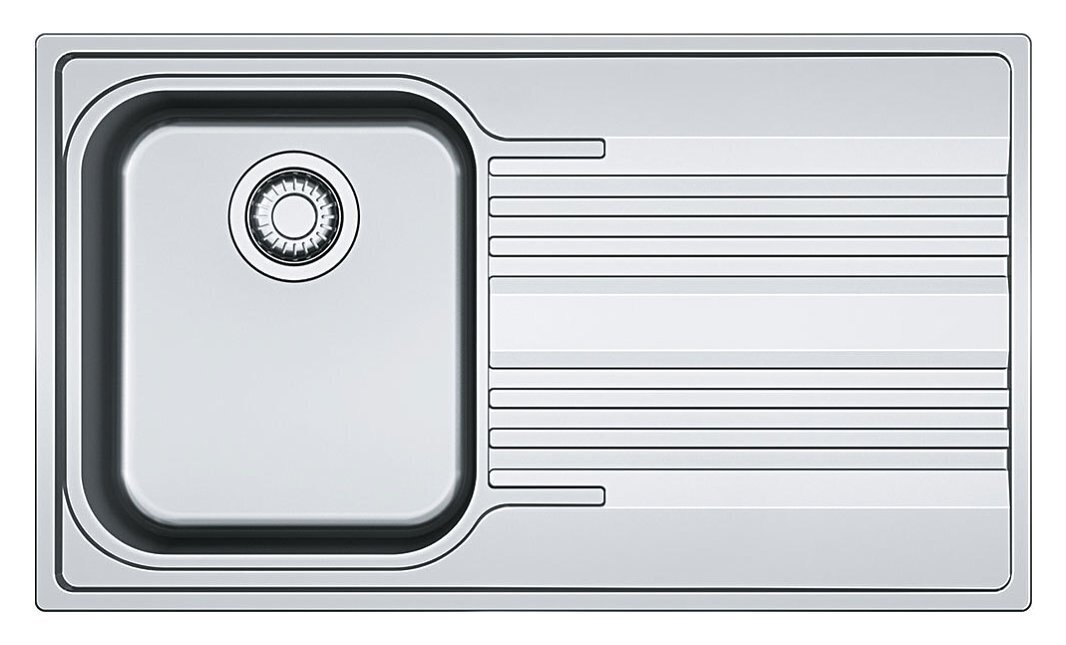 Franke SRX 611-86 Smart Lavello 1 vasca incasso 86 x 50 con gocciolatoio destro - inox - 101.0356.760