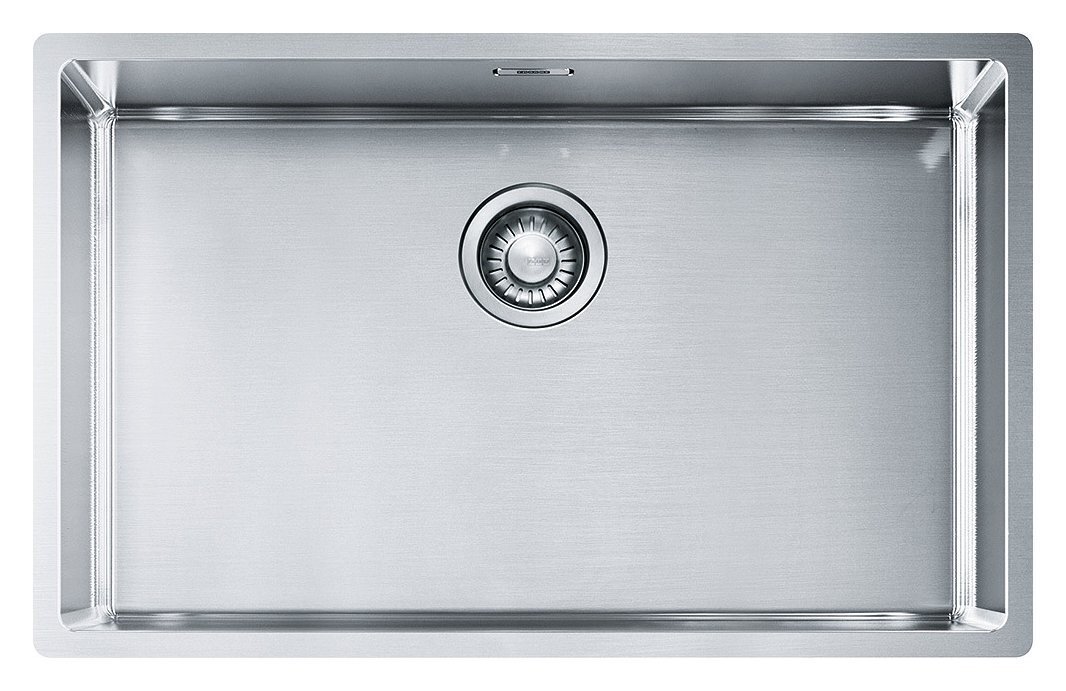 Franke BXX 210/110-68 Box Lavello 1 vasca semifilo/filotop/sottotop 73 x 45 - inox satinato - 127.0369.284