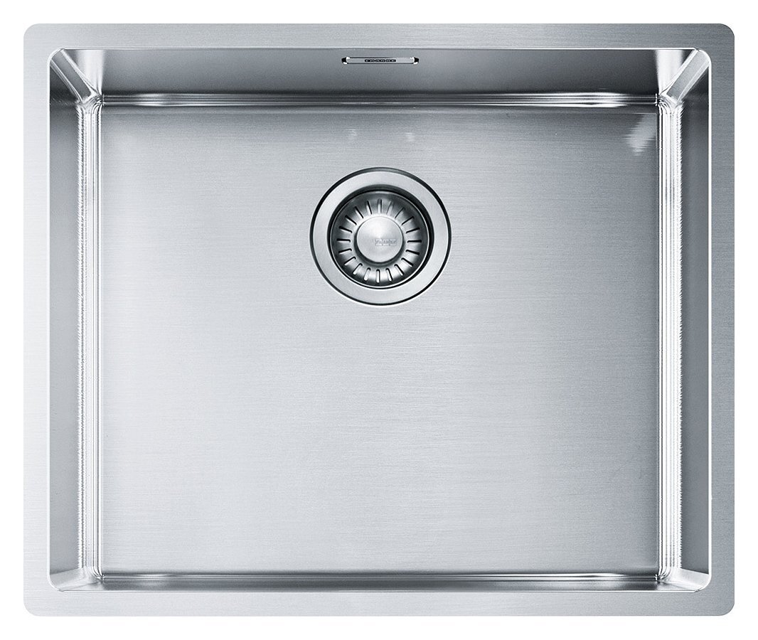 Franke BXX 210/110-50 Box Lavello 1 vasca semifilo/filotop/sottotop 54 x 45 - inox satinato - 127.0369.282