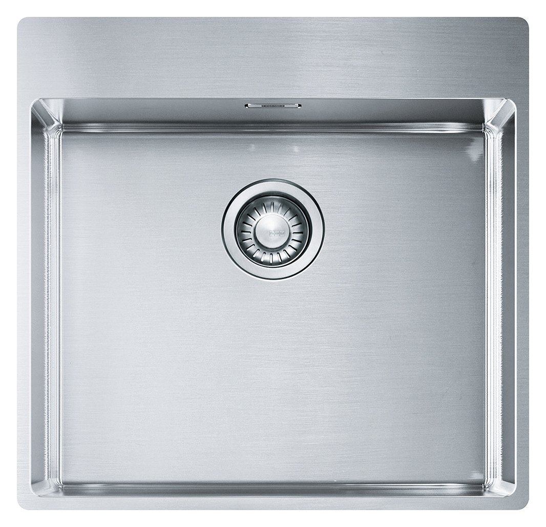 Franke BXX 210-50 TL Box Lavello 1 vasca semifilo/filotop 53 x 51 - inox satinato - 127.0369.289