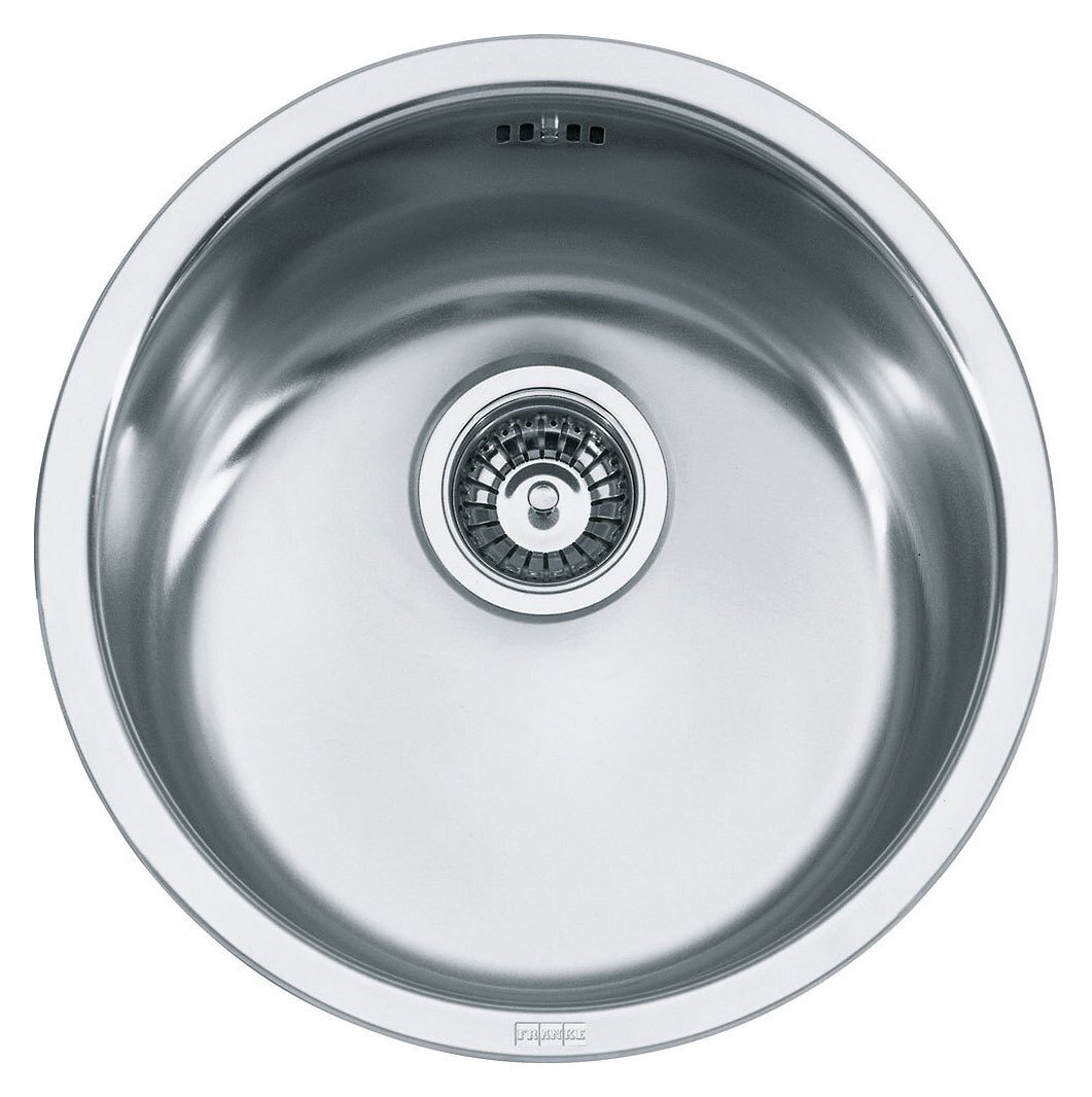 Franke RAX 610-38 Rotondo Lavello rotondo 1 vasca incasso ø 44 - inox satinato - 101.0060.477