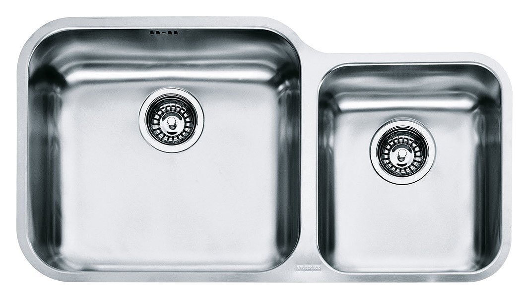 Franke GAX 120 Lavello 2 vasche sottotop 78 x 40 - inox satinato - 122.0021.447