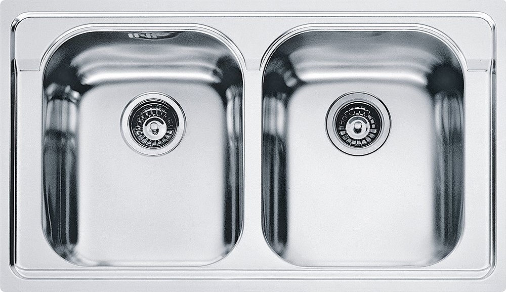 Franke AMX 620 Armonia Lavello 2 vasche incasso 86 x 50 - inox satinato - 101.0021.587