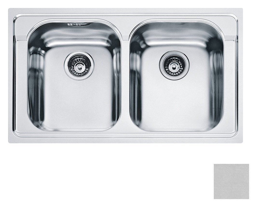 Franke AMT 620 Armonia Lavello 2 vasche incasso 86 x 50 - microdekor - 101.0021.605