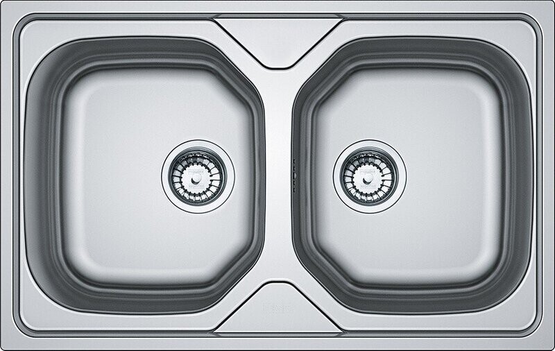 Franke OLX 620 Onda Line Lavello 2 vasche incasso 79 x 50 - inox satinato - 101.0180.195 Franke OLX 620 Onda Line Lavello 2 vasche incasso 79 x 50 - inox satinato - 101.0180.195