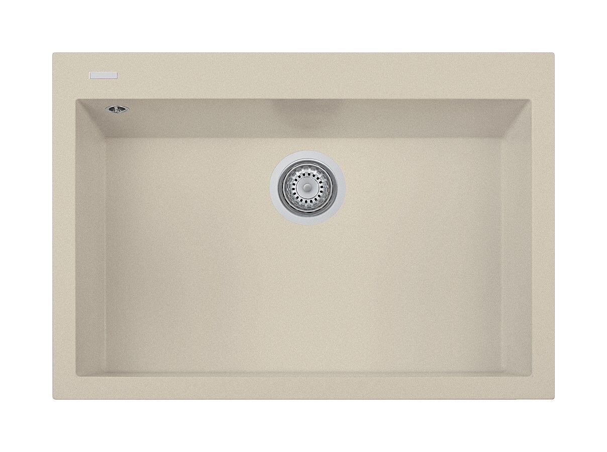 Plados Telma ON7610 UG 55 - MICROULTRAGRANIT One Lavello 1 vasca cm. 76x50 - sahara