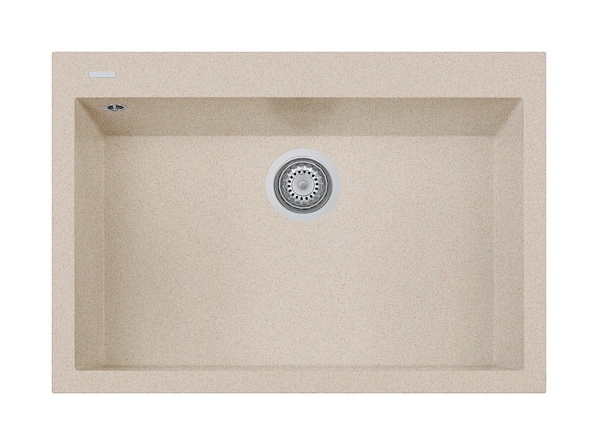 Plados Telma ON7610 UG 94 - MICROULTRAGRANIT One Lavello 1 vasca cm. 76x50 - avena