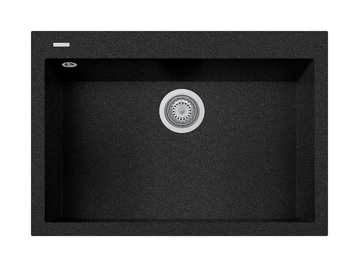 Plados Telma ON7610 UM 44 - ULTRAMETAL One Lavello 1 vasca cm. 76x50 - nero