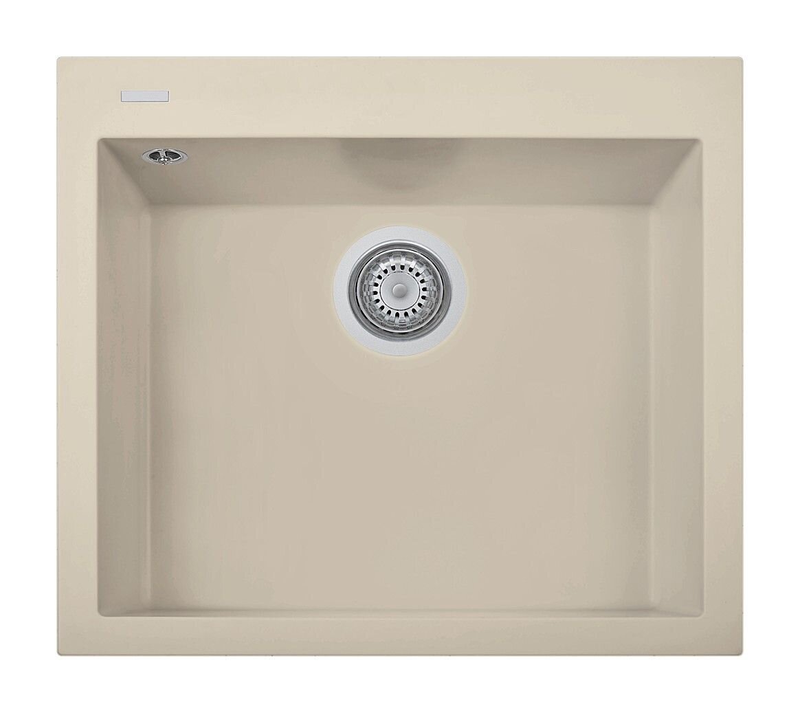 Plados Telma ON6010 UG 55 - MICROULTRAGRANIT One Lavello 1 vasca cm. 60x51 - sahara