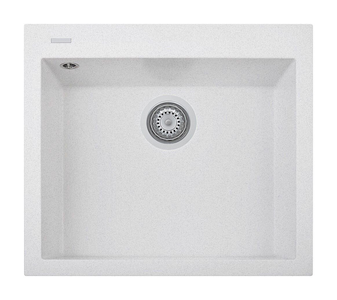 Plados Telma ON6010 UG 90 - MICROULTRAGRANIT One Lavello 1 vasca cm. 60x51 - bianco opale