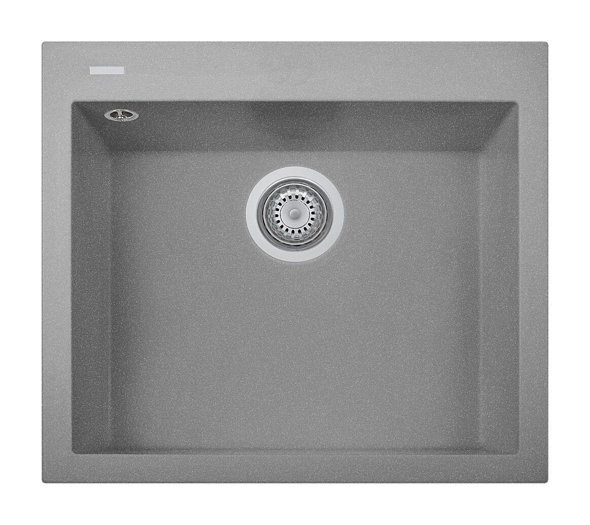 Plados Telma ON6010 UM 42 - ULTRAMETAL One Lavello 1 vasca cm. 60x51 - titanio