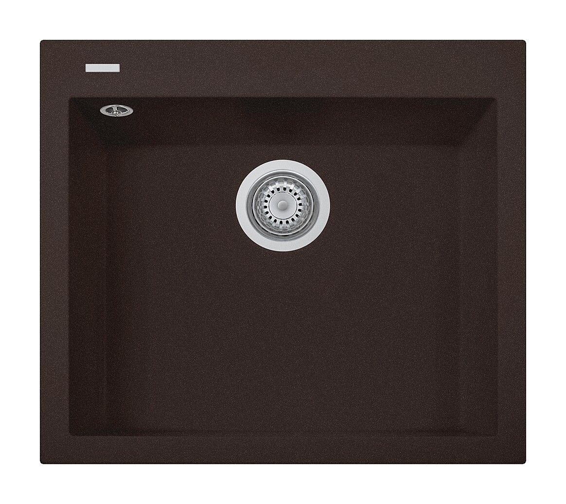 Plados Telma ON6010 UM 64 - ULTRAMETAL One Lavello 1 vasca cm. 60x51 - marrone