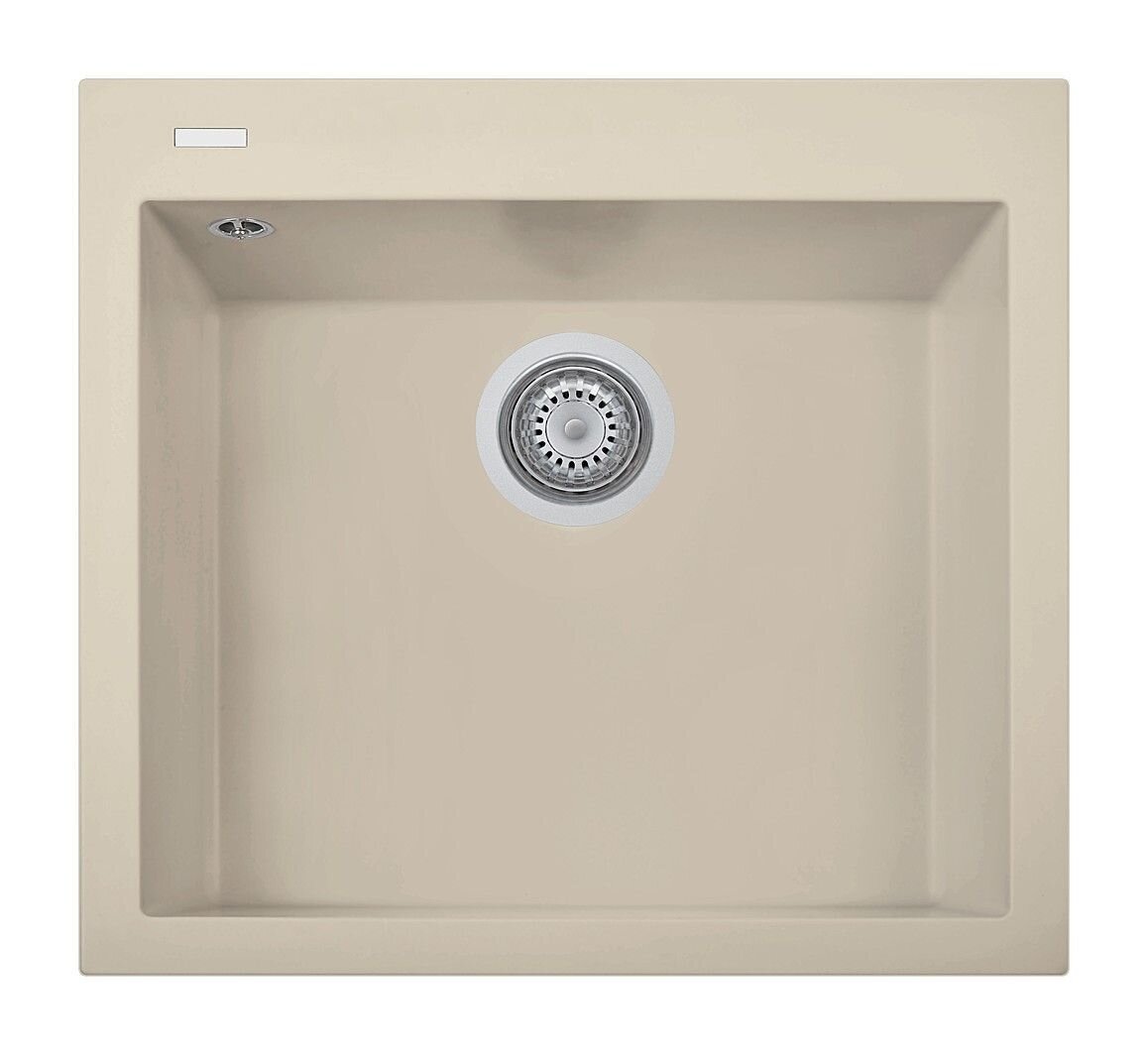 Plados Telma ON5610 UG 55 - MICROULTRAGRANIT One Lavello 1 vasca cm. 56x50 - sahara