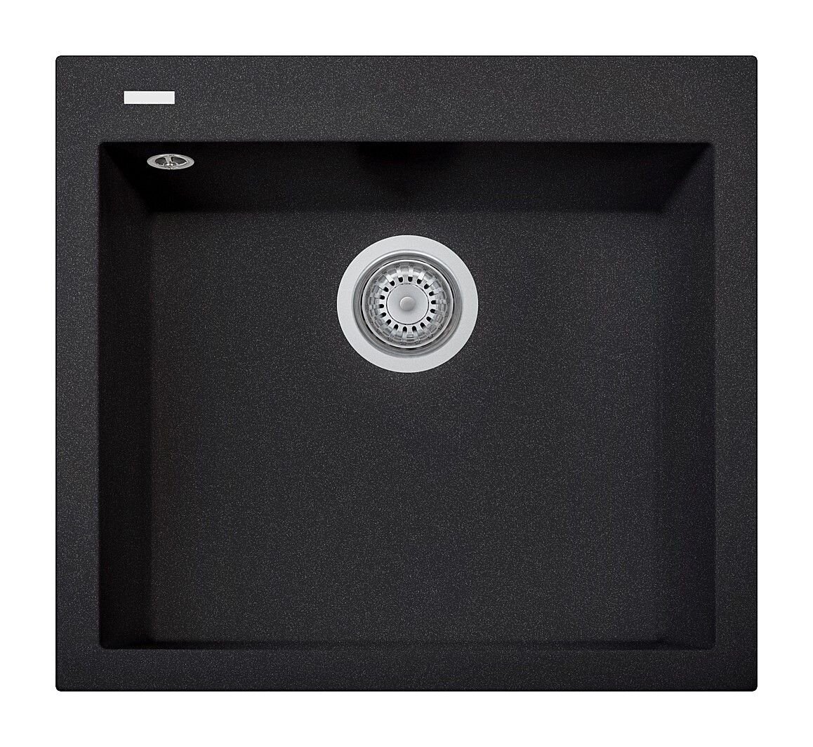 Plados Telma ON5610 UM 44 - ULTRAMETAL One Lavello 1 vasca cm. 56x50 - nero