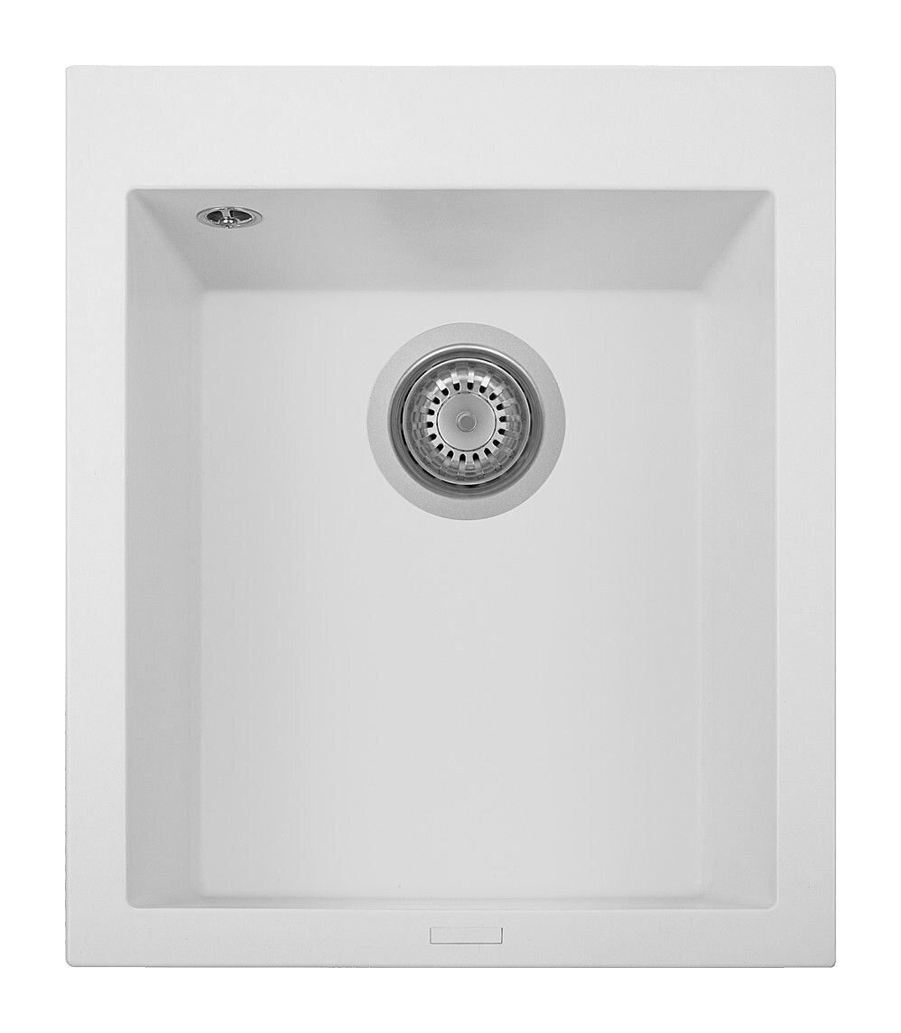 Plados Telma ON4110 UG 58 - MICROULTRAGRANIT One Lavello 1 vasca 41 x 50 cm - bianco latte