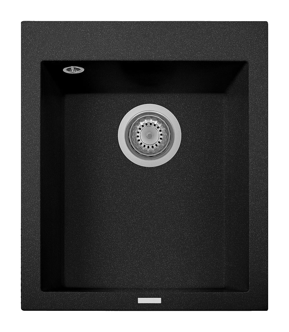 Plados Telma ON4110 UM 44 - ULTRAMETAL One Lavello 1 vasca cm. 41x50 - nero