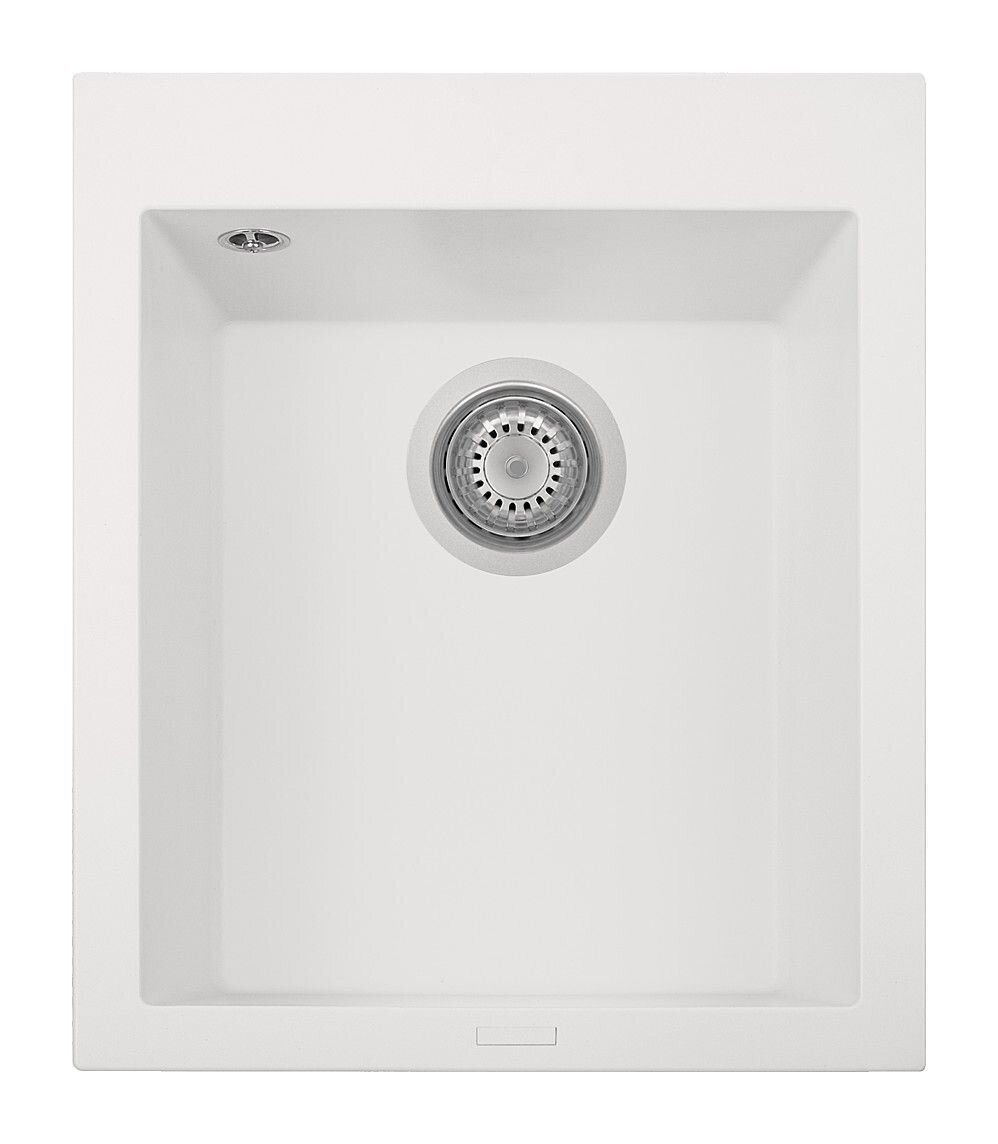Plados Telma ON4110 NS N1 - NANOSTONE One Lavello 1 vasca cm. 41x50 - pure white