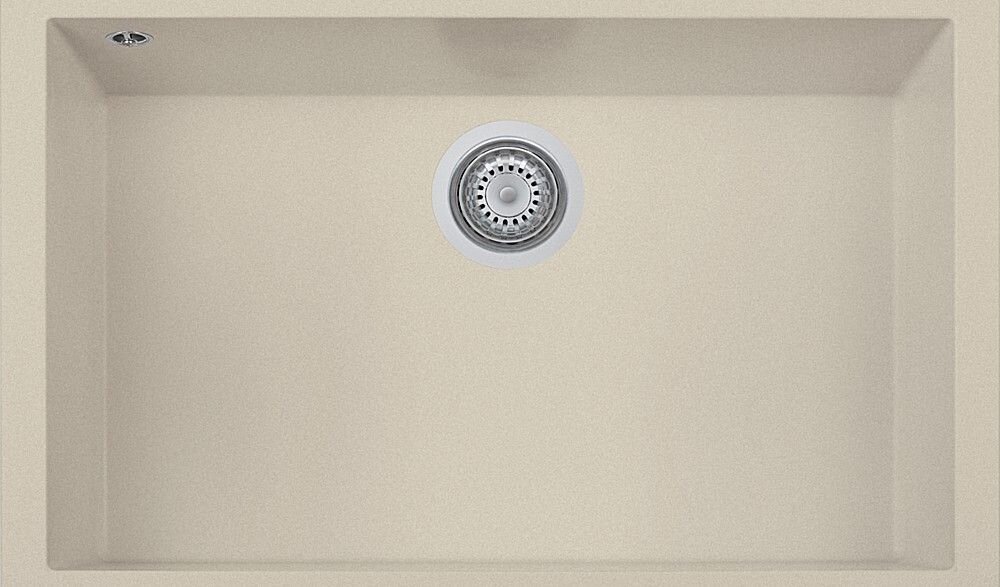 Plados Telma ON7610ST UG 55 - MICROULTRAGRANIT One Lavello 1 vasca cm. 76x43.5 - sahara