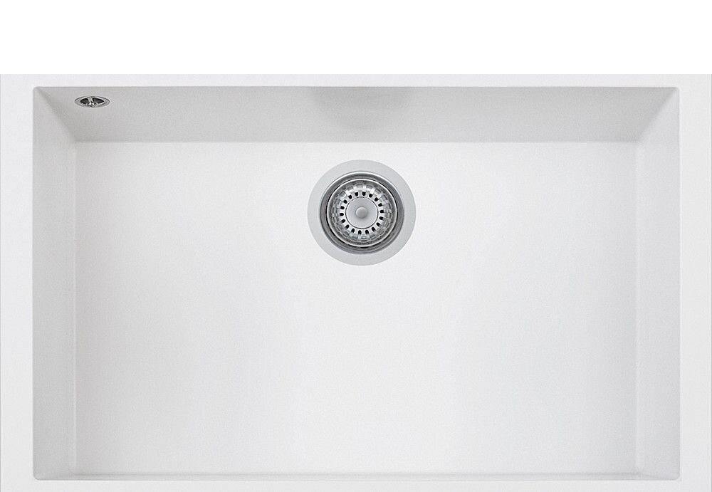 Plados Telma ON7610ST UG 58 - MICROULTRAGRANIT One Lavello 1 vasca 76 x 44 cm - bianco latte