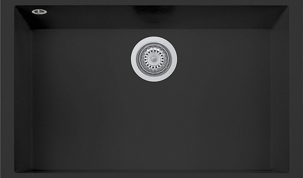 Plados Telma ON7610ST UG 70 - MICROULTRAGRANIT One Lavello 1 vasca cm. 76 x 44 cm - nero matt