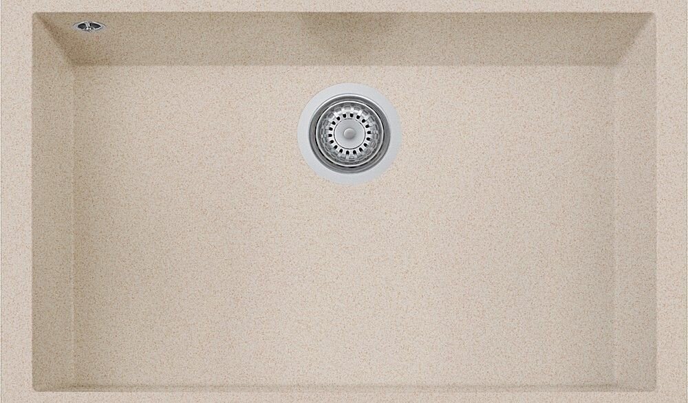 Plados Telma ON7610ST UG 94 - MICROULTRAGRANIT One Lavello 1 vasca cm. 76x43.5 - avena