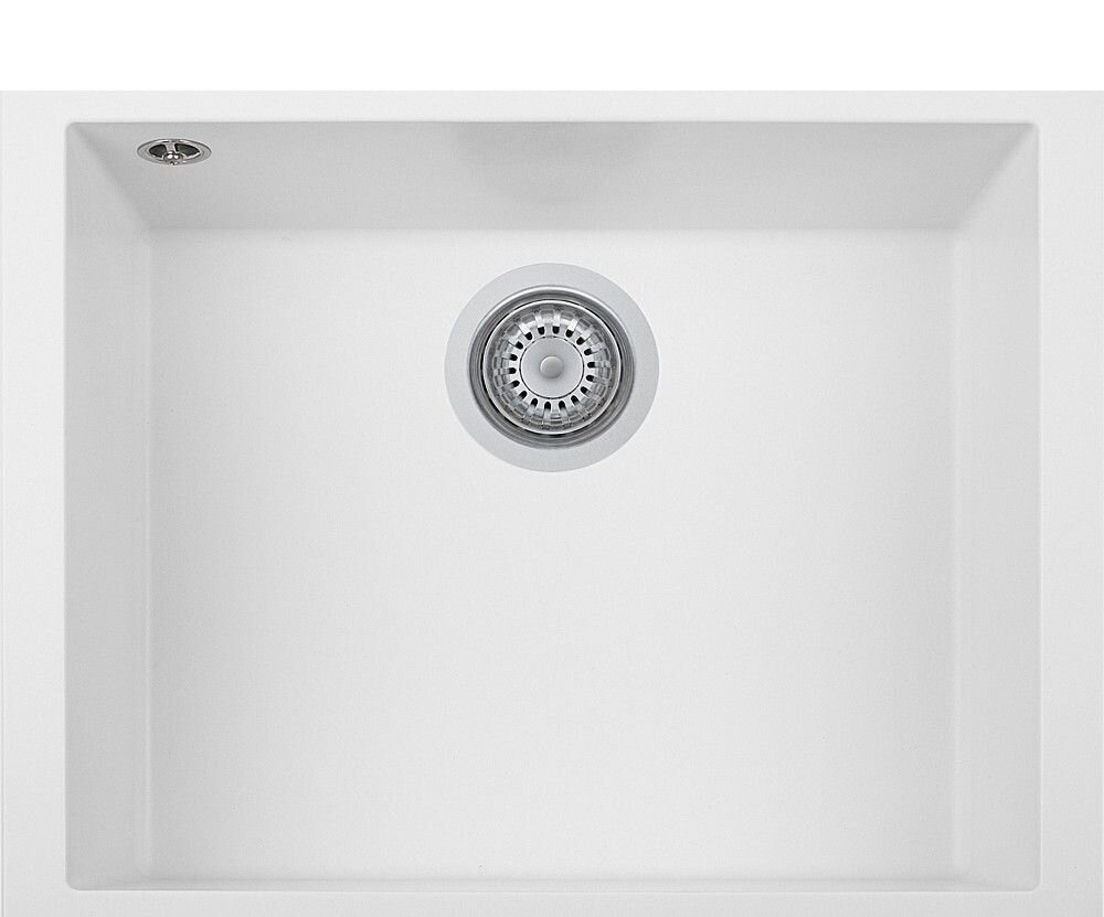 Plados Telma ON6010ST UG 58 - MICROULTRAGRANIT One Lavello 1 vasca 60 x 44 cm - bianco latte