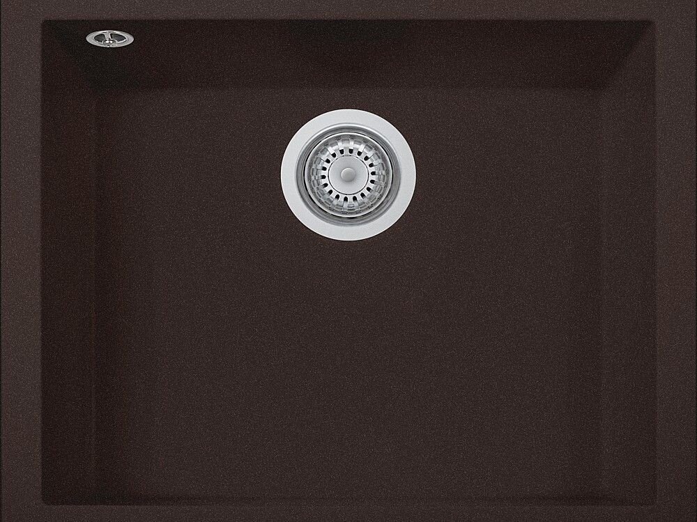 Plados Telma ON6010ST UM 64 - ULTRAMETAL One Lavello 1 vasca cm. 60x44 - marrone