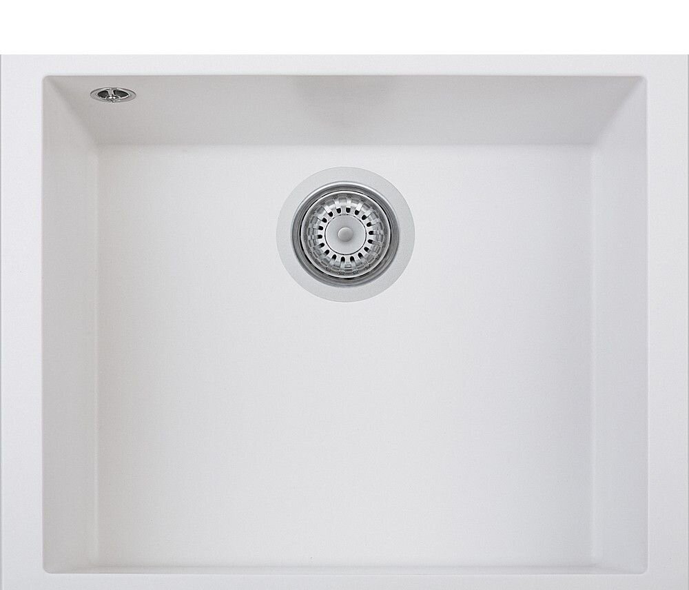 Plados Telma ON5610ST UG 58 - MICROULTRAGRANIT One Lavello 1 vasca 56 x 44 cm - bianco latte