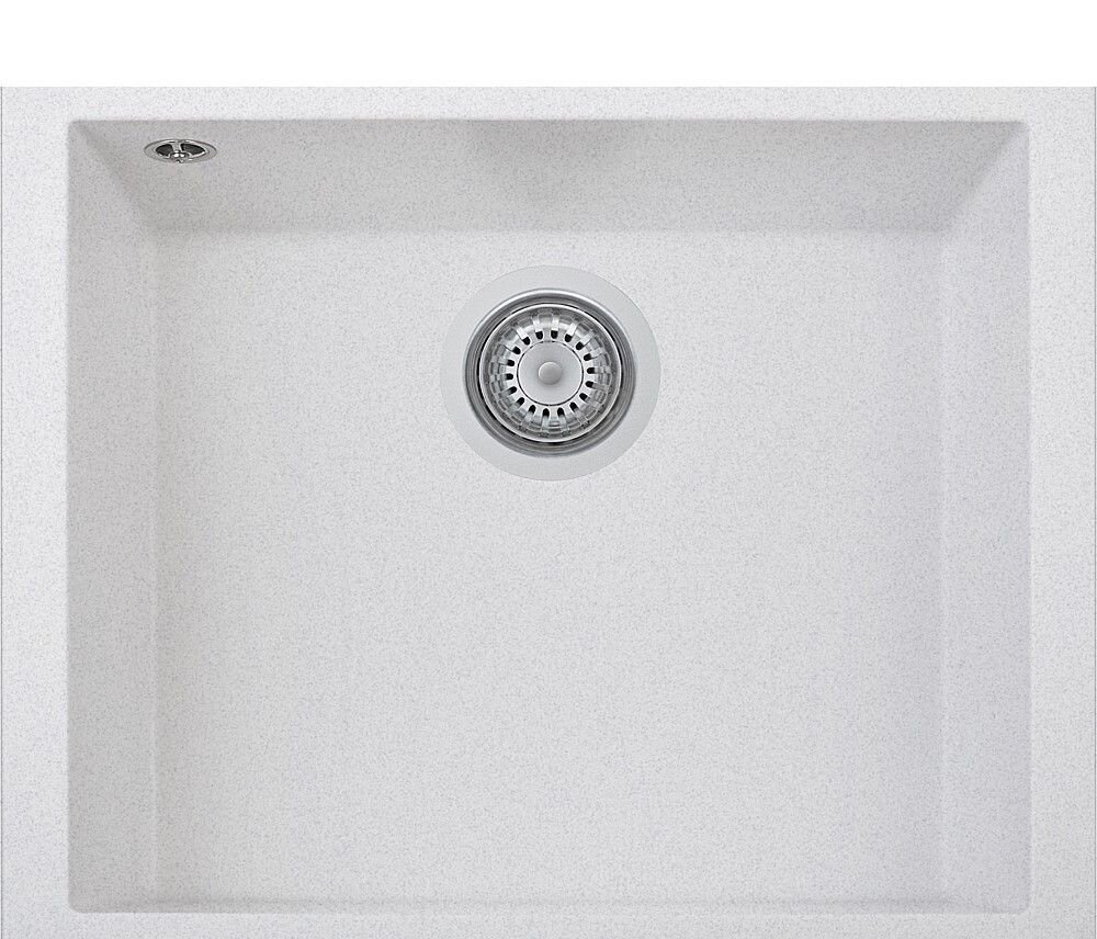 Plados Telma ON5610ST UG 90 - MICROULTRAGRANIT One Lavello 1 vasca cm. 56x44 - bianco opale