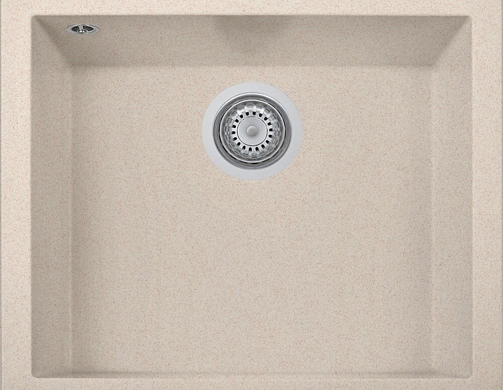 Plados Telma ON5610ST UG 94 - MICROULTRAGRANIT One Lavello 1 vasca cm. 56x44 - avena