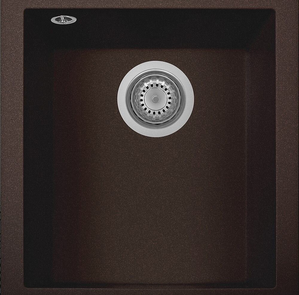 Plados Telma ON4110ST UM 64 - ULTRAMETAL One Lavello 1 vasca cm. 41x44 - marrone