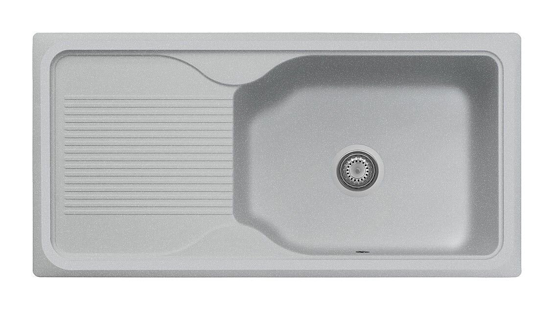 Plados Telma DB09910 UM 41 - ULTRAMETAL Harmony Lavello 1 vasca + gocciolatoio reversibile - alluminio