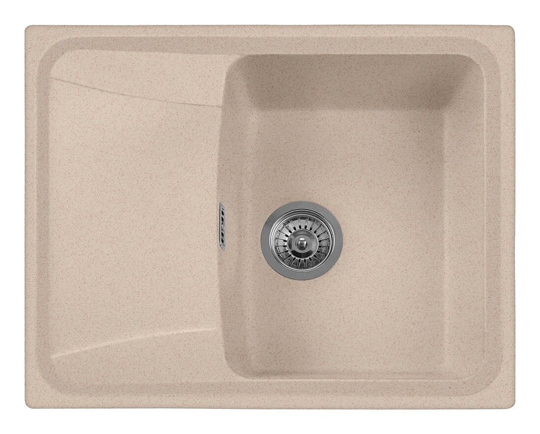 Plados Telma HR6150 UG 94 - MICROULTRAGRANIT Roxana Lavello 1 vasca + gocciolatoio reversibile cm. 62x50 - avena